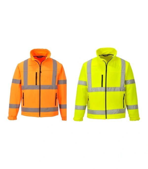 S424 Hi-Vis Classic Softshell Jacket